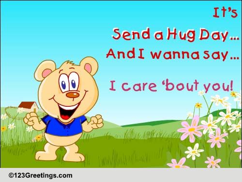 Send A Hug And Bring A Smile. Free Friendly Hugs eCards, Greeting Cards ...