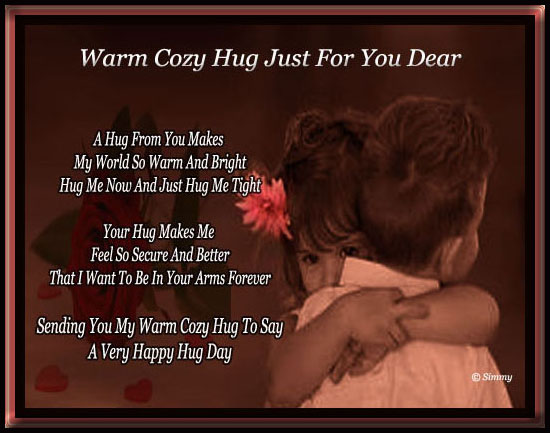 Warm Cozy Hug For You Dear Free Love Hugs Ecards Greeting Cards 123 Greetings 