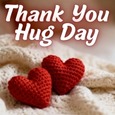 Send A Hug Day Thank You Ecard