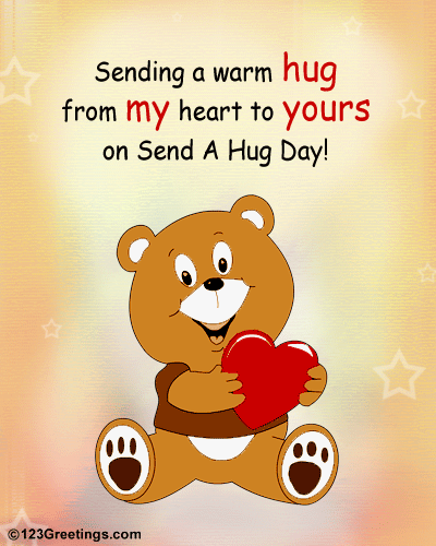 Heart To Heart Hugs... Free Warm Hugs eCards, Greeting Cards | 123 ...