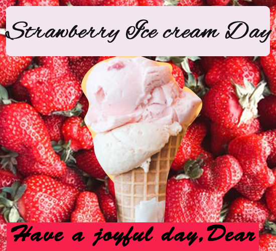 Strawberry Ice Cream For...