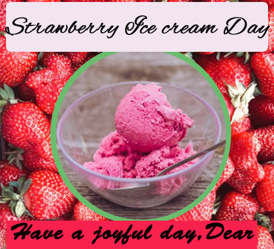 Strawberry Ice Cream Day, Scoop.