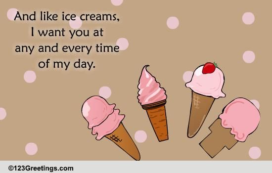 Anytime Ice Creams...