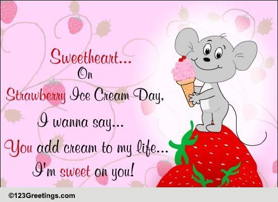 I Am Sweet On You...