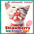 A Cute Ice Cream Day Ecard.