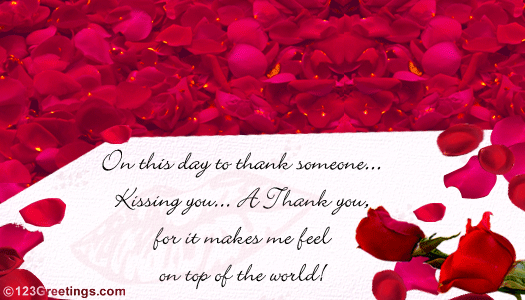 Thank You My Love Ecard. Free For Your Love eCards, Greetings