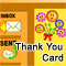 Thank You Card With Bouquet...