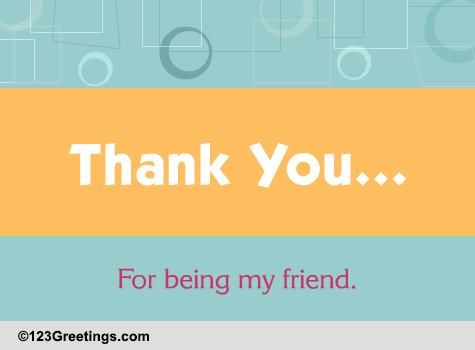 A Friendly Thank You...