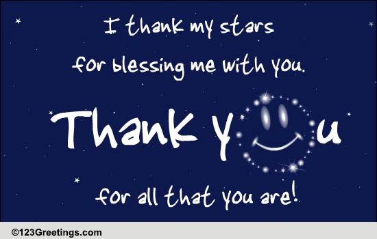 Thank You For All That You Are!