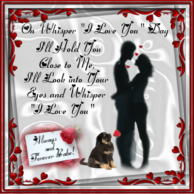 Whisper 'I Love You' Day Cards, Free Whisper 'I Love You' Day Wishes