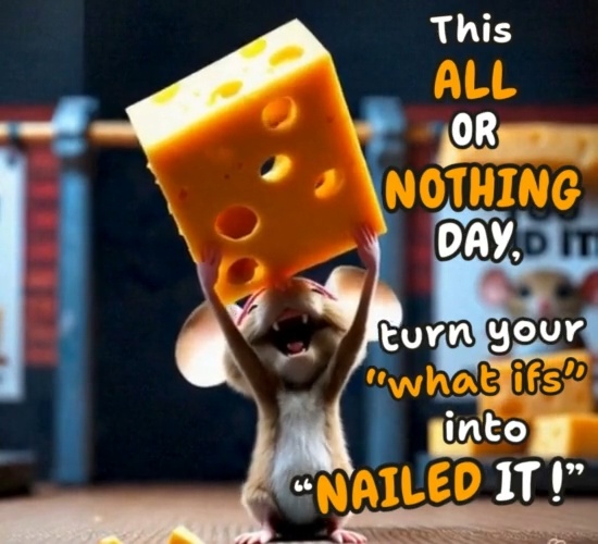 Send All Or Nothing Day Wishes!