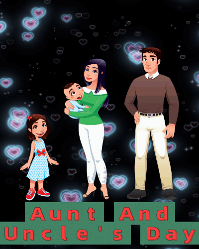 The Best Aunt And Uncle Card.