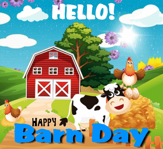 A Barn Day Card Just For You.