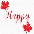 Canada Day Flag And Maple Leaf.