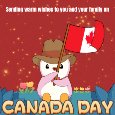 Canada Day Ecard Just For You.