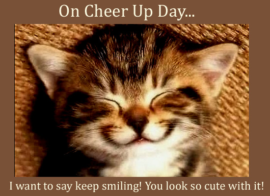 You Look Cute When You Smile!