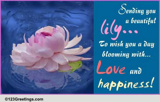 Blooming With Love And Happiness!