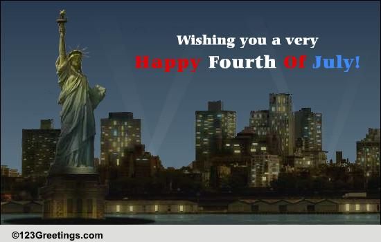 A July 4th Wish With American Skyline.
