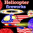 4th July Helicopter Fireworks Show!