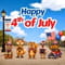 A 4th Of July Celebratory Parade Ecard