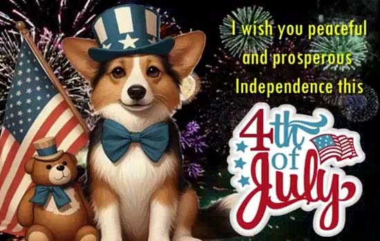 Wish You Peaceful 4th Of July. Free Inspirational Wishes eCards | 123 ...