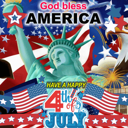 Happy Fourth Of July Greetings Whatsapp Stickers Gif Image  My XXX Hot Girl