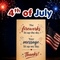 A Glimmering July 4th Thankyou Note