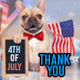 Thanks And Best Wishes On 4th Of July.