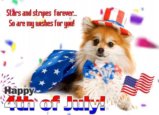 A Cute 4th Of July Card Only For You.