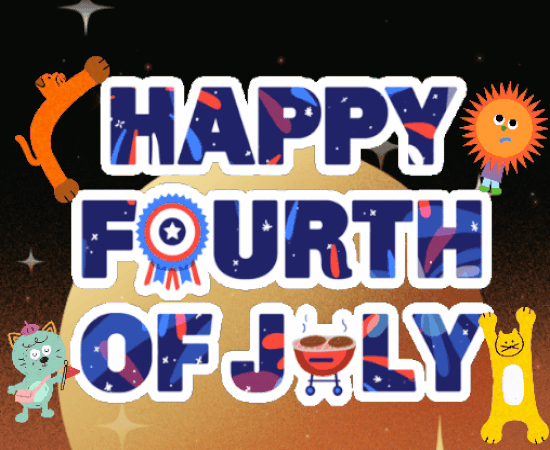 Happy 4th Of July Card For You.