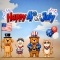 A Joyful 4th Of July Parade Ecard