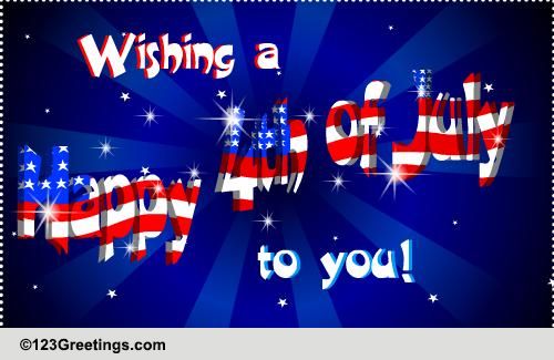 A Bright July 4th Wish.