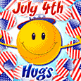 4th Of July Smiley Hugs!