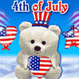Hugs N' Wishes For A Happy July 4th!
