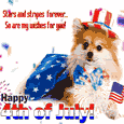 A Cute 4th Of July Card Only For You.