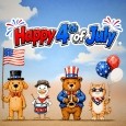 A Joyful 4th Of July Parade Ecard