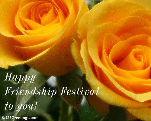 Happy Friendship Festival!