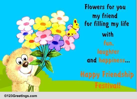 Floral Friendship Festival Wishes!
