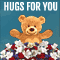 Flowers And Hugs Just For You.