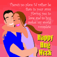 My Happy Hug Week Card For You.