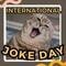 Joke Day Spread Laughter.