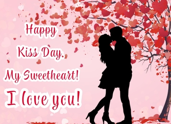 A Perfect Ecard For Kissing Day