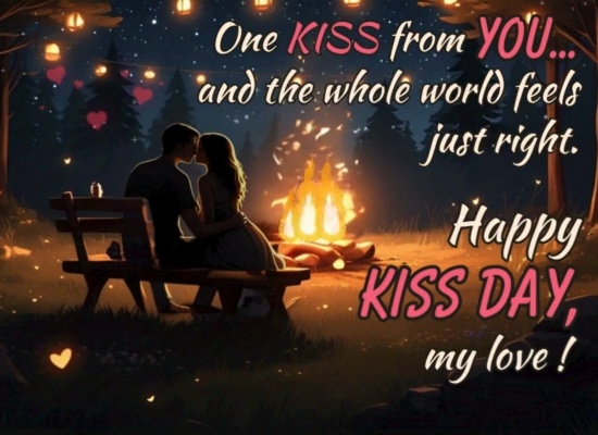 Kissing Day Wishes For Your Love