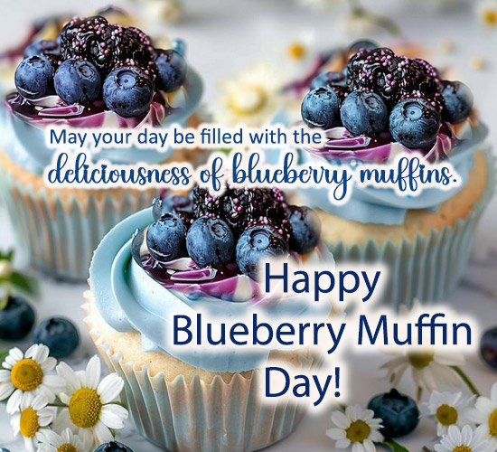 Deliciousness Of Blueberry Muffins.