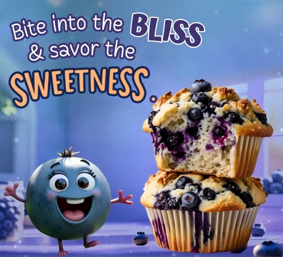 Send Blueberry Muffin Day Wishes!