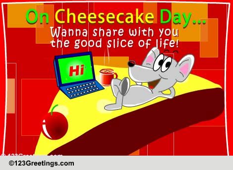 Share A Slice Of Delicious Cheesecake!