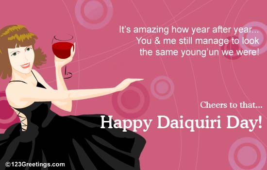 Cool Daiquiri Day Card...