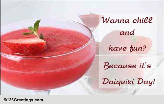Send A Refreshing Daiquiri Cheer!