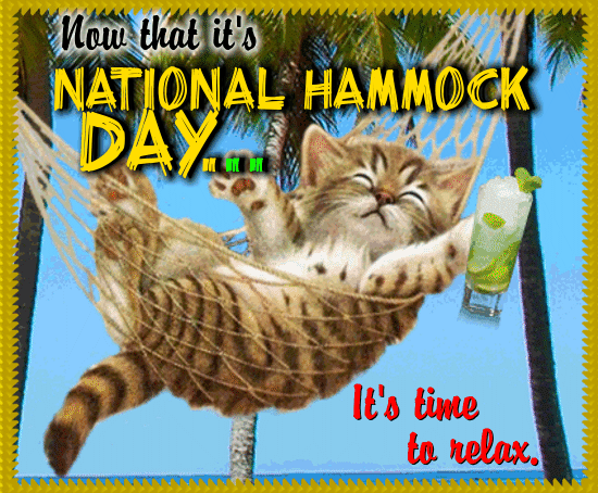 A Cute Hammock Day Ecard.