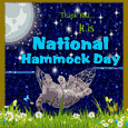 It’s National Hammock Day.
